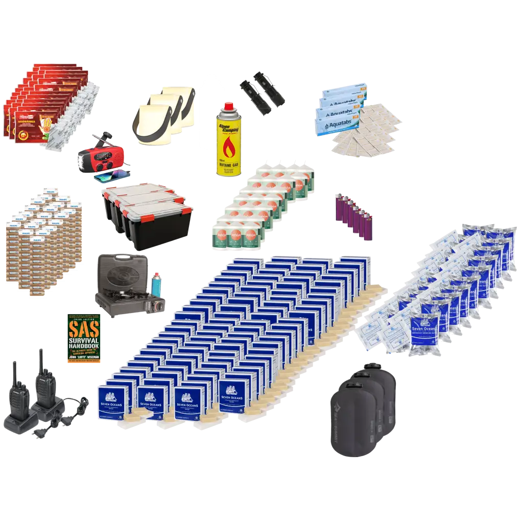 3-persoons Cyber Attack Pack voor 30 dagen - noodpakket