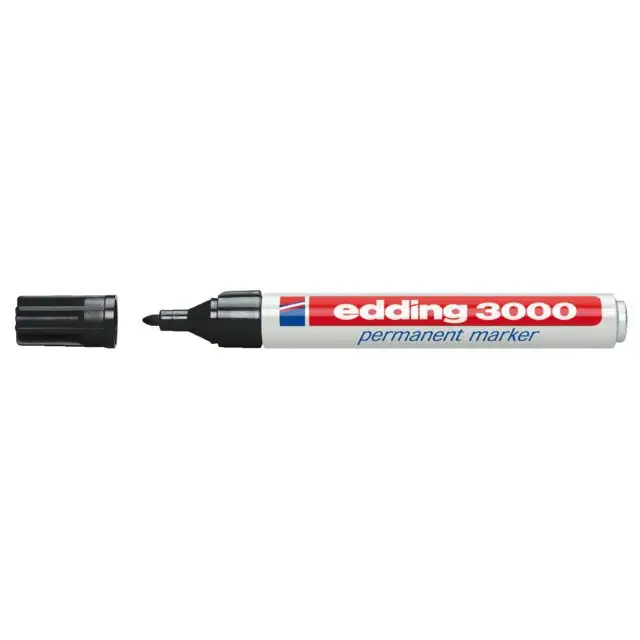 Edding Permanent Marker – 1,5-3 mm – Zwart