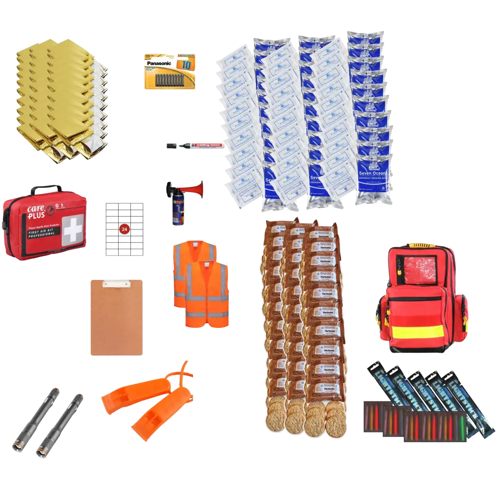 Evacuatietas voor in de klas - noodpakket