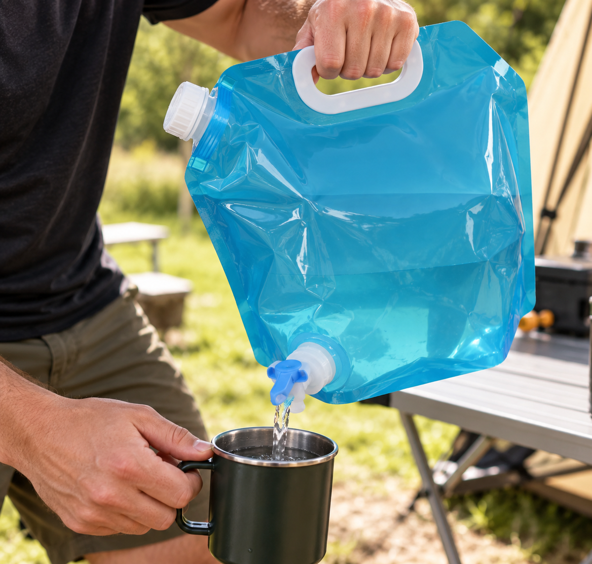 Faltbarer Wasserbehälter 5 Liter