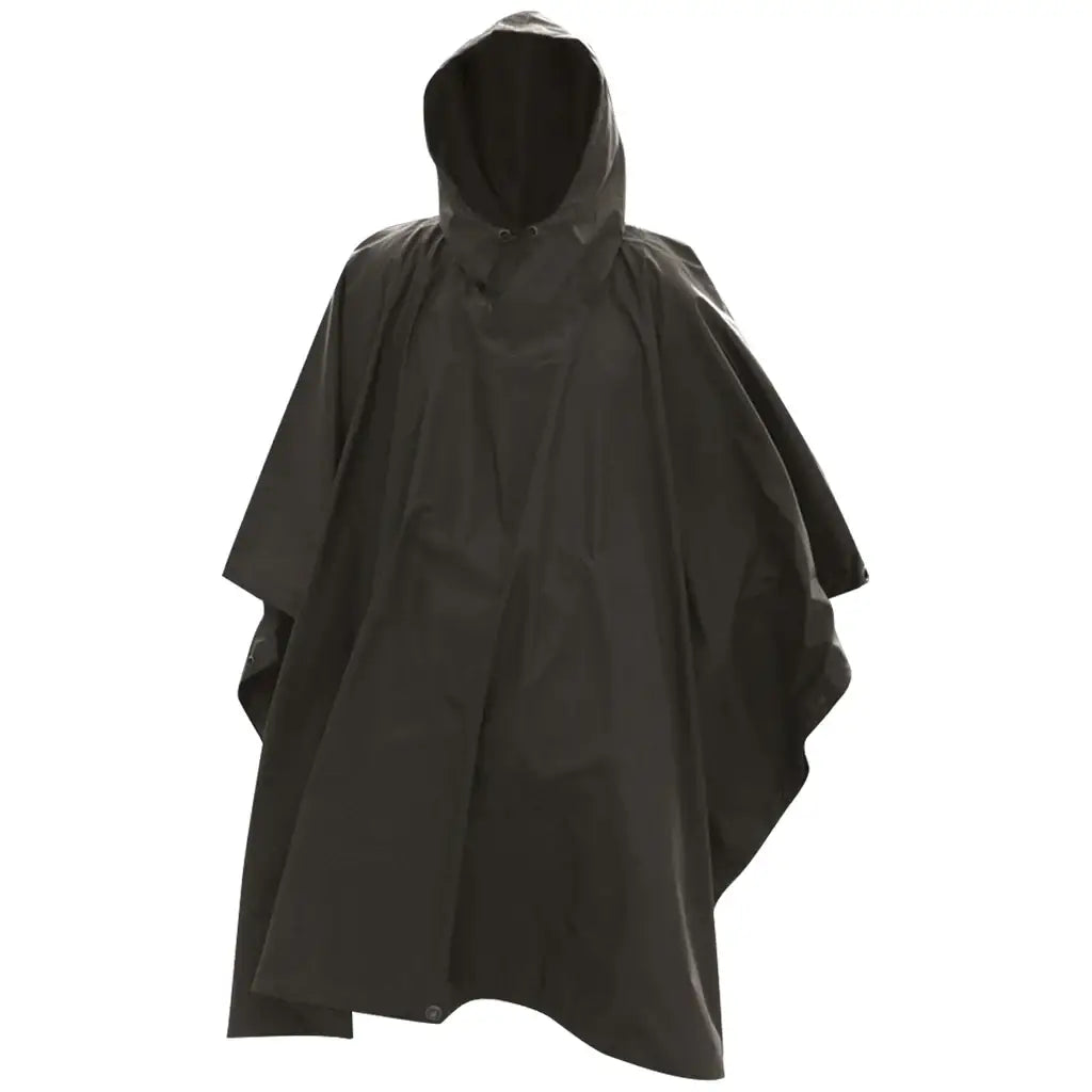 tarp schwarz Ripstop Poncho / Tarp schwarz