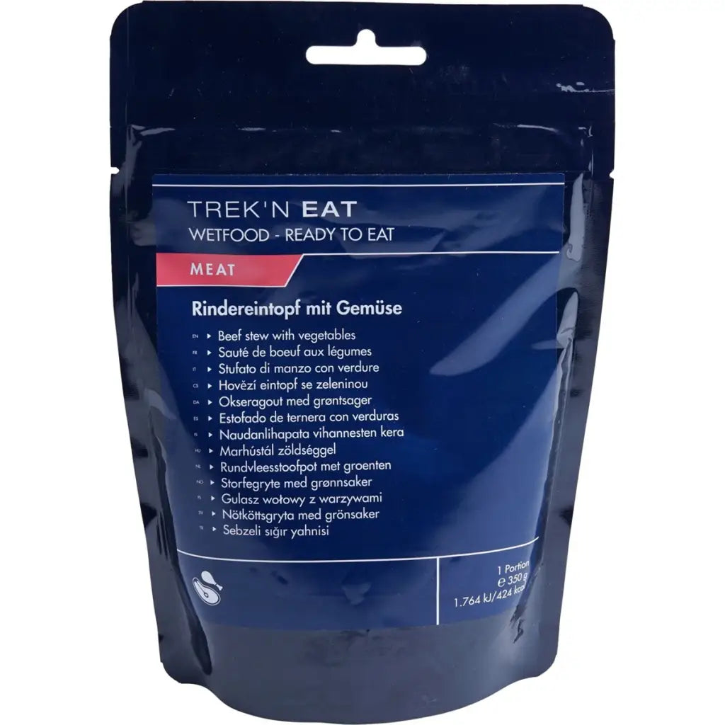 Trek’n Eat MRE Rundvleesstoofpot met groenten - Noodvoeding