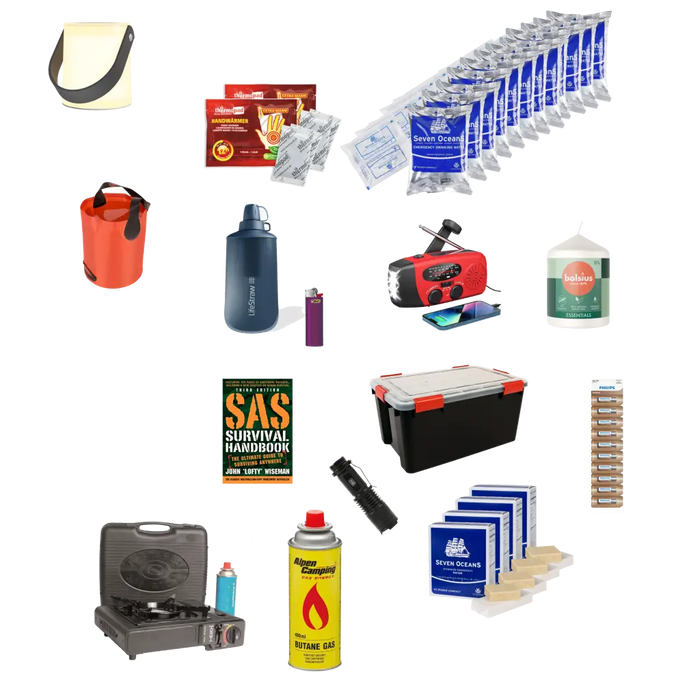 🎄 Een noodpakket als kerstpakket — praktisch origineel en betekenisvol