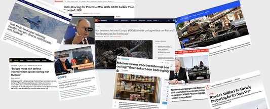 Toenemende onrust in kranten over dreiging vanuit Rusland: voorbereiding op mogelijk conflict met NAVO?