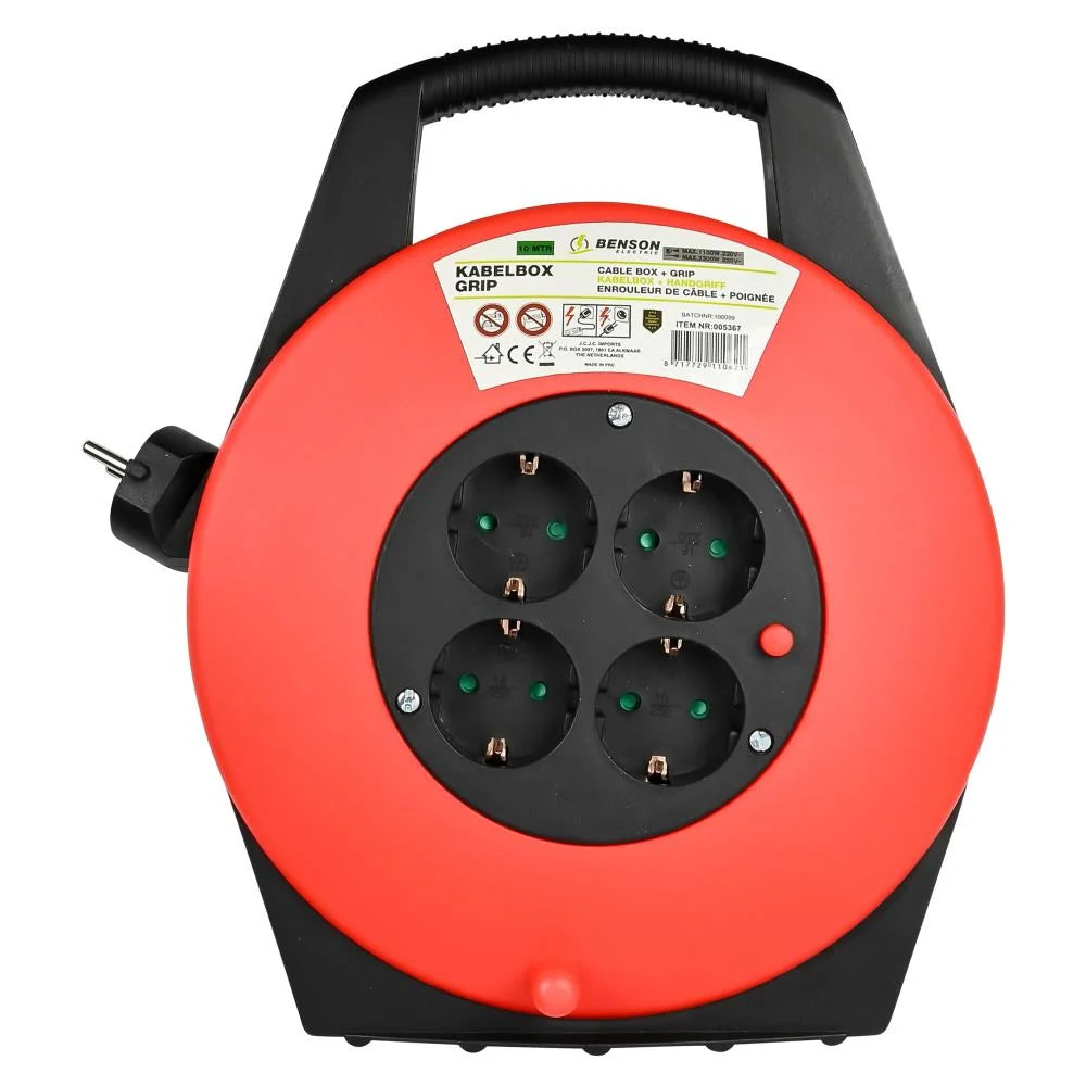 Kabelbox 10 mtr + grip