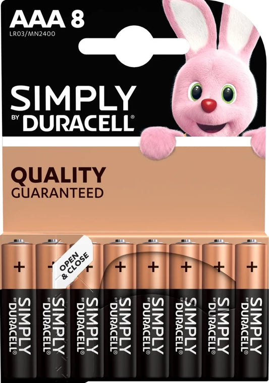 Duracell plus AAA 8 dlg