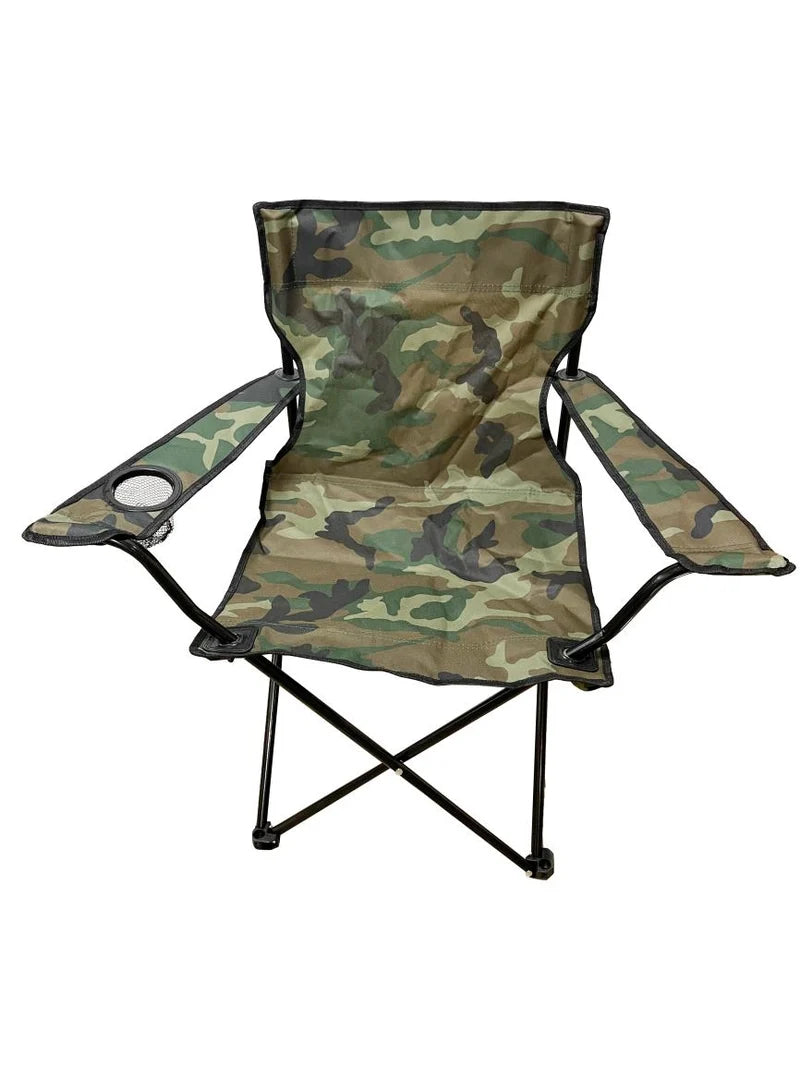 Campingstoel 50 x 50 x 80 cm camouflage