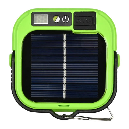 Campinglamp solar met powerbank