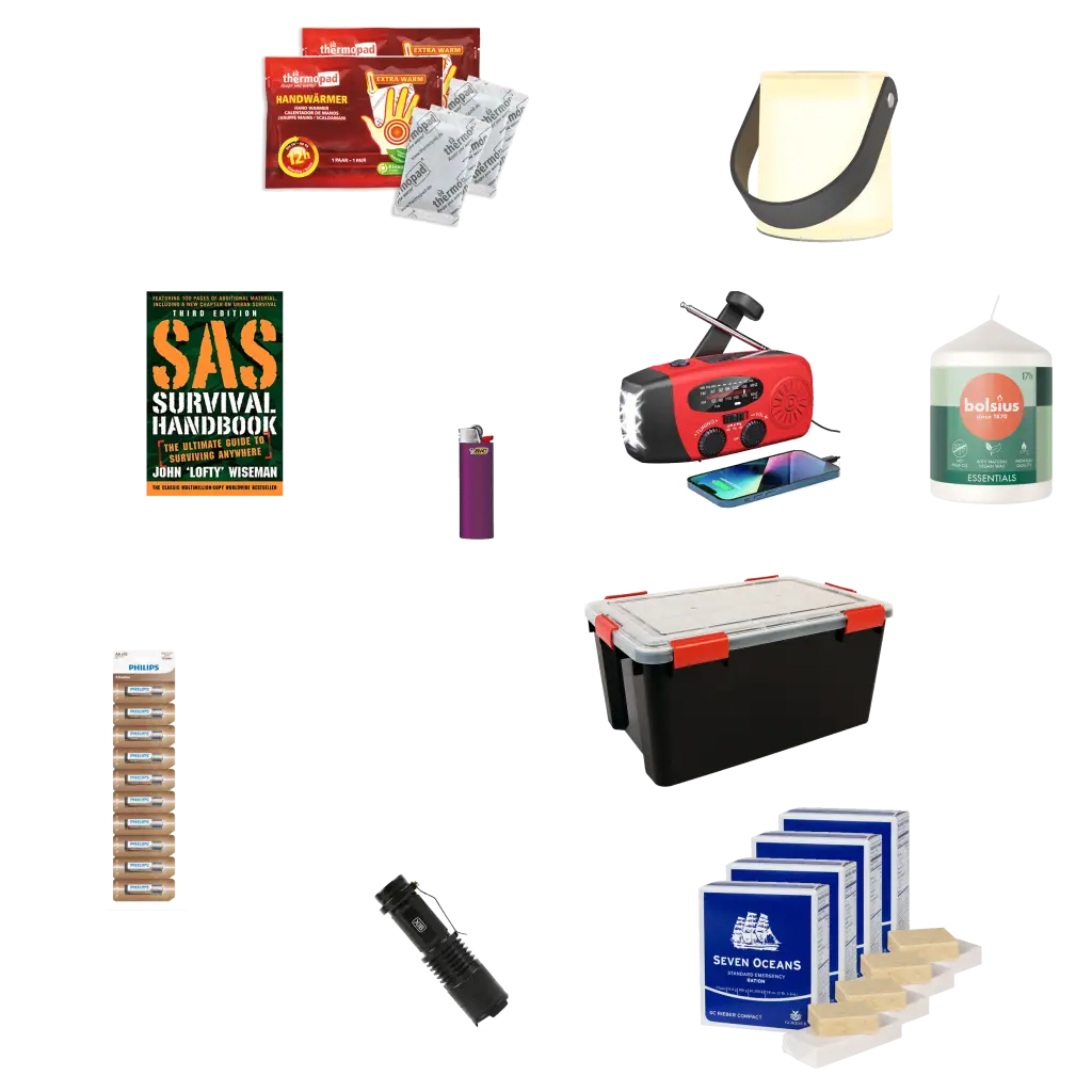 1-persoons Blackout Pack voor 3 dagen - noodpakket