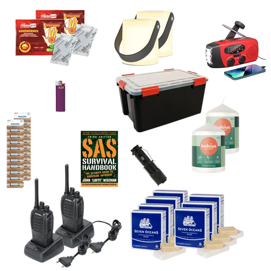 2-persoons Blackout Pack voor 3 dagen (incl. walkie talkies) - noodpakket