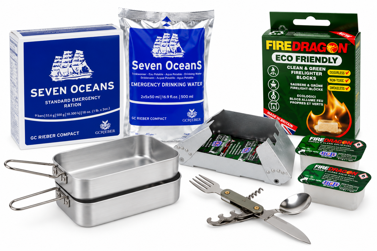 8 Days Food & Water Pack – 1 Person