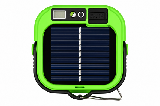 Solar-Campinglampe mit Powerbank