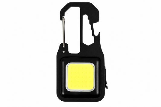 Schlüsselanhänger-Taschenlampe mit Karabiner