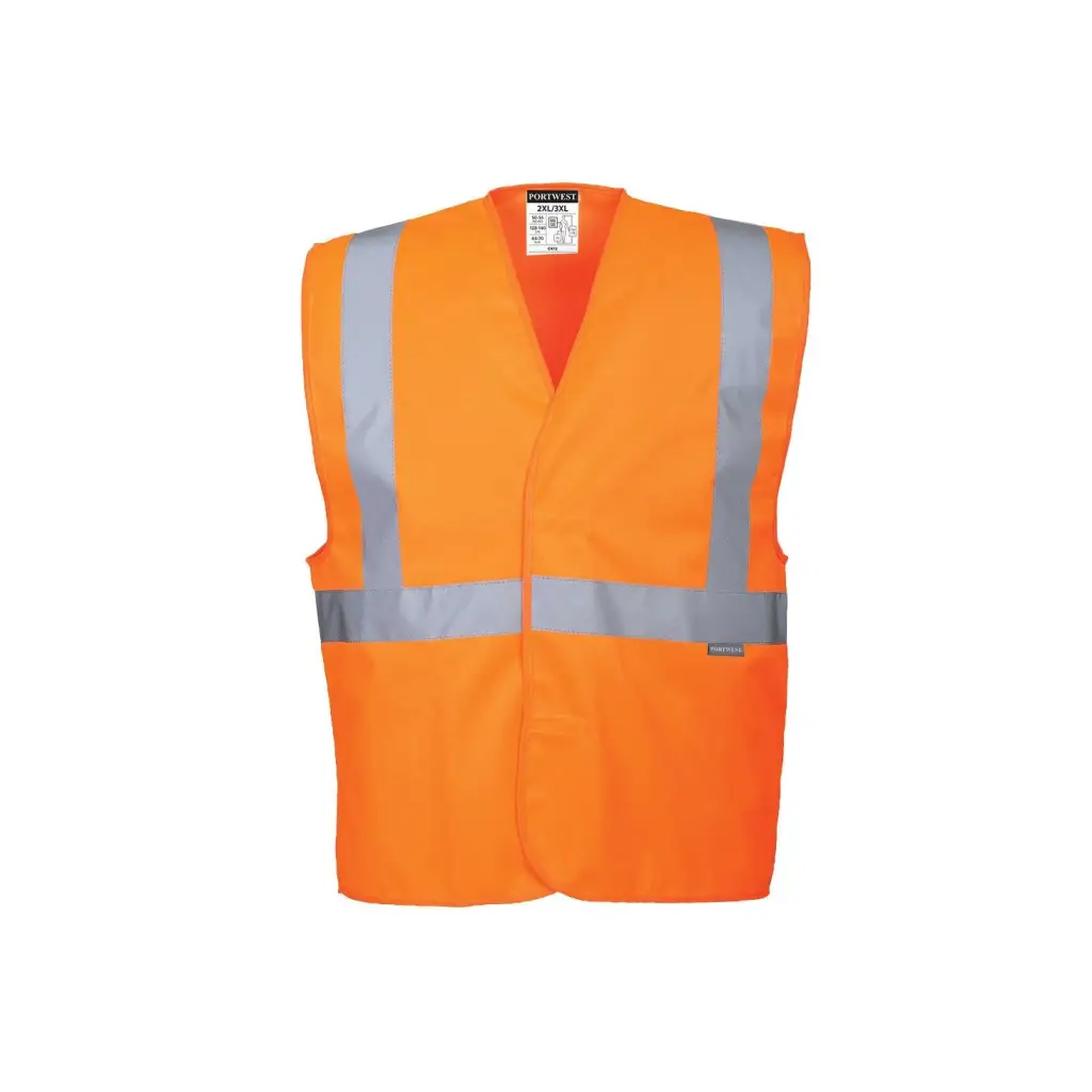 Hi-Vis Band and Brace veiligheidsvest maat L/XL oranje met ritssluiting