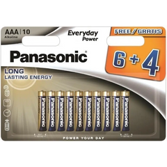 Panasonic Alkaline Everyday Power LR03/AAA - 10 Stuks