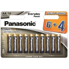 Panasonic Everyday Power AA/LR6 Alkaline Battery 10 Pieces