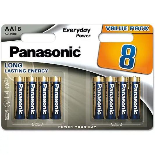 Panasonic Everyday Power AA/LR6 Alkaline Batterij 8 Stuks