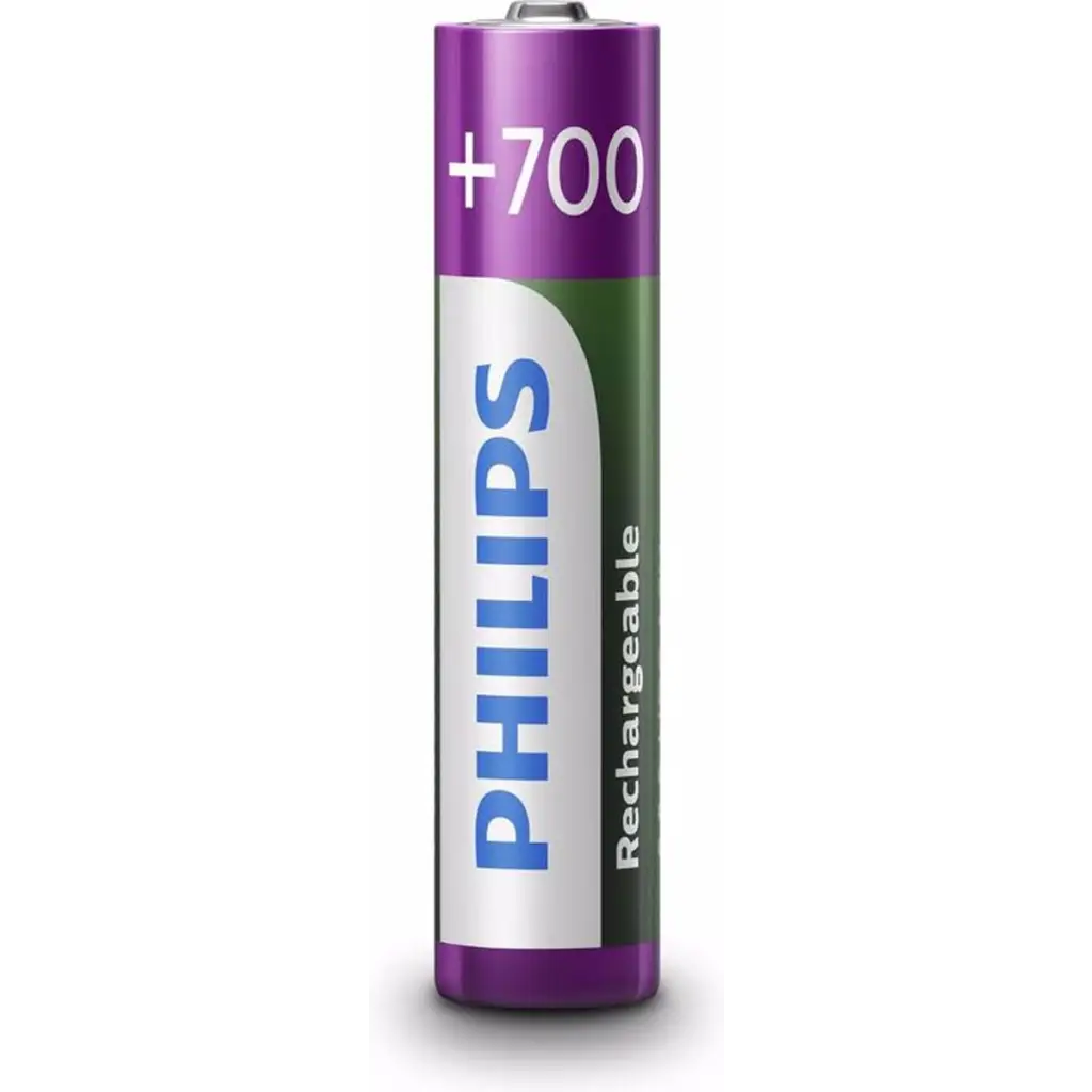 Philips Oplaadbare AAA Batterijen - 4 stuks - 700 mAh