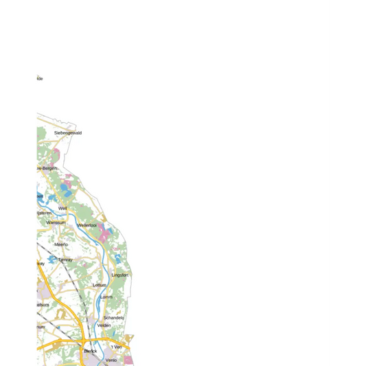 Topografische kaart 1:100.000 - 27 Venlo kaarten